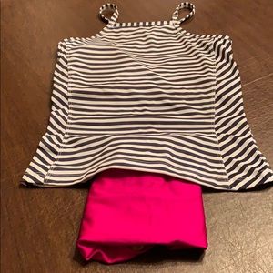 Tankini and bottoms swimsuit